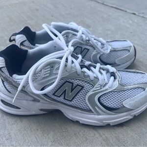 New Balance 530 White and Gray Sneakers